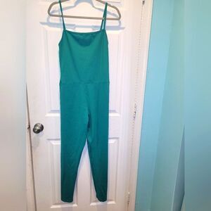 The Girlfriend Collective Cami Unitard, Women's sz XL, Green.
